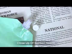 100g 150g 누출 방지 스탠 업 포스 코스메틱 포장용 스푸트