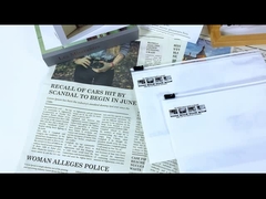 BOPP 재 닫을 수 있는 의류 지퍼 지프 잠금 가방 의류용 로고가 있는 가방