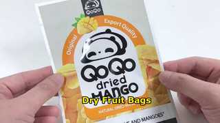 견과류 및 건조 과일용 맞춤형 플라스틱 포장 백