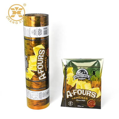 Laminated BOPP / VMCPP Packaging Film Food Grade Heat Sealing Film Puffing Food Roll Film Food Packaging Bag