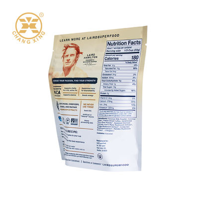 Custom Printing Stand up Pouch Pharmacy Bags Plastic Moringa Powder Packaging Bag Dry Food Stand up Bag