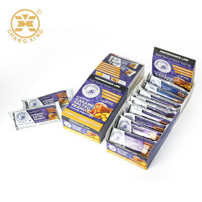 Custom Design Chocolate Bar Box with 250-350gsm Coated Paper for Eco-Friendly Display Packaging