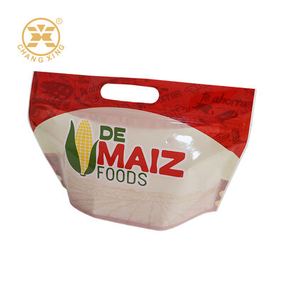 Custom Printing Clear Plastic Packaging Bags For Fresh Vegetable And Fruit Packing / Frozen Food Bag With Slider Zipper