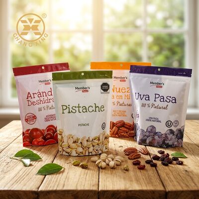 4-Layer AL Barrier Stand Up Pouch with Moisture Proof and Oxygen Proof for Dry Fruit Packaging