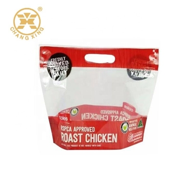 BPA Free Laminated Roast Chicken Packaging LDPE Heat Seal Plastic Bags
