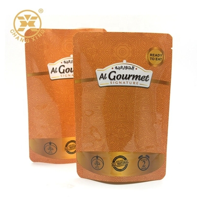 ROHS Soup Pouch Eco Friendly Vacuum Packaging  3 Side Seal For Ready To Eat Food