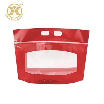 Takeaway Zipper Top Roast Chicken Packaging  Plastic Bopp Microwave Safe Food Packaging