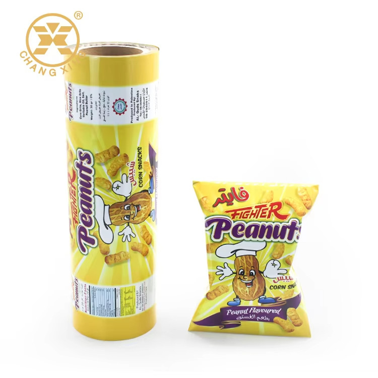 Laminated BOPP / VMCPP Packaging Film Food Grade Heat Sealing Film Puffing Food Roll Film Food Packaging Bag