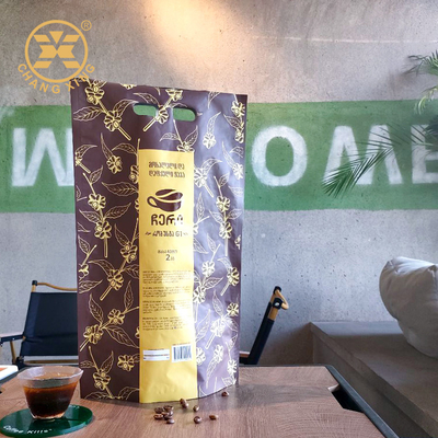 밸브 지퍼로 커피 팁 위로 매트 마감 입지를 코팅하는 500g UV