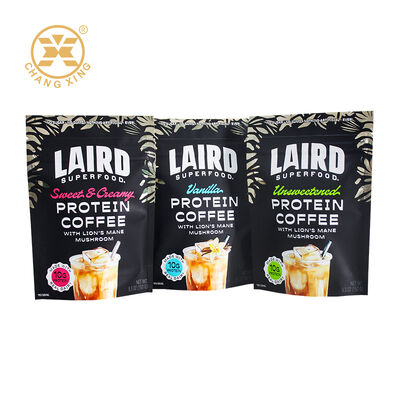 맞춤형 스탠드업 파우치 커피 포장 백 방습 플라스틱 단백질 파우더 백 열 밀봉 커피 백