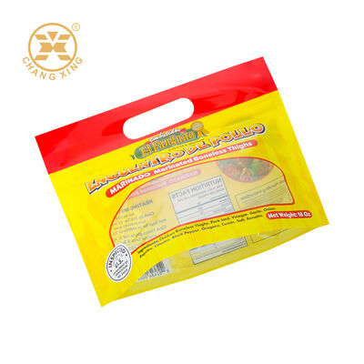 맞춤형 인쇄 구운 치킨 백 델리 육류 방습 기능 지퍼 플라스틱 포장