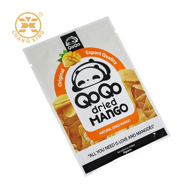 맞춤 인쇄 재 닫을 수 있는 지퍼 플라스틱 견과류 건조한 과일 건조 된 망고 포장 가방 서드 포지 가방